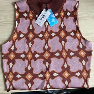 Xl cider cropped top fits like s/m. Length 17.5in bust roughly 33in all around